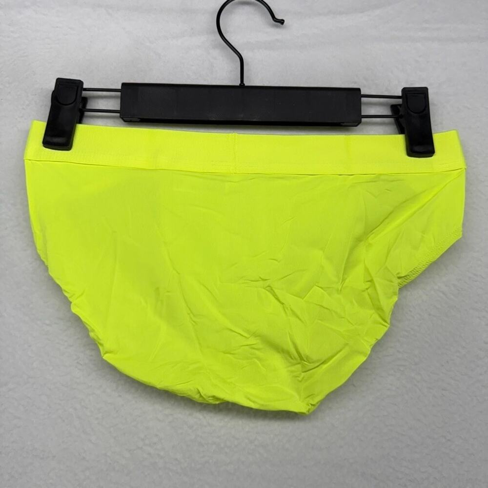 Todd Sanfield Brief Men's Medium Yellow Highlighter Defiant Sport Underwear NEW - Picture 3 of 5